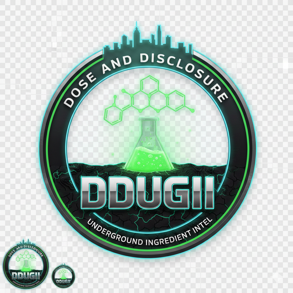 Dose and Disclosure Underground Ingredient Intel 